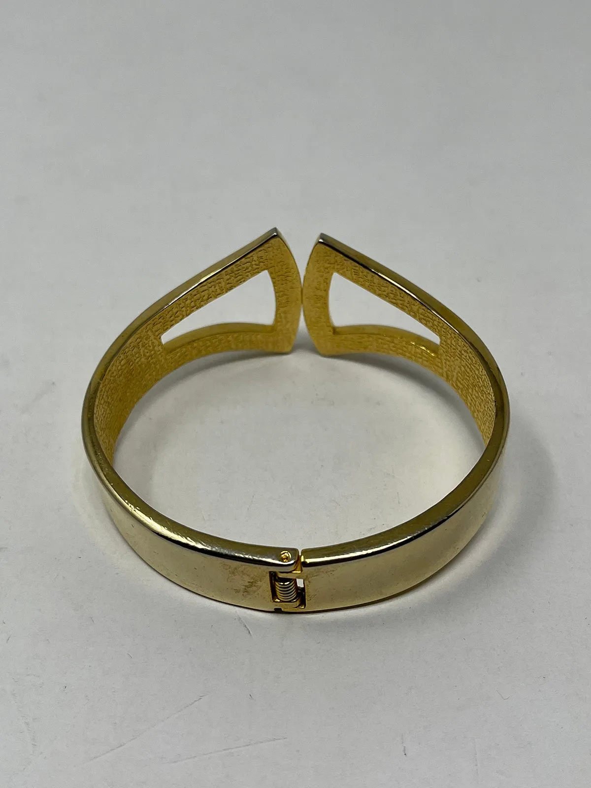 Vintage Gold Triangle Hinge Bracelet