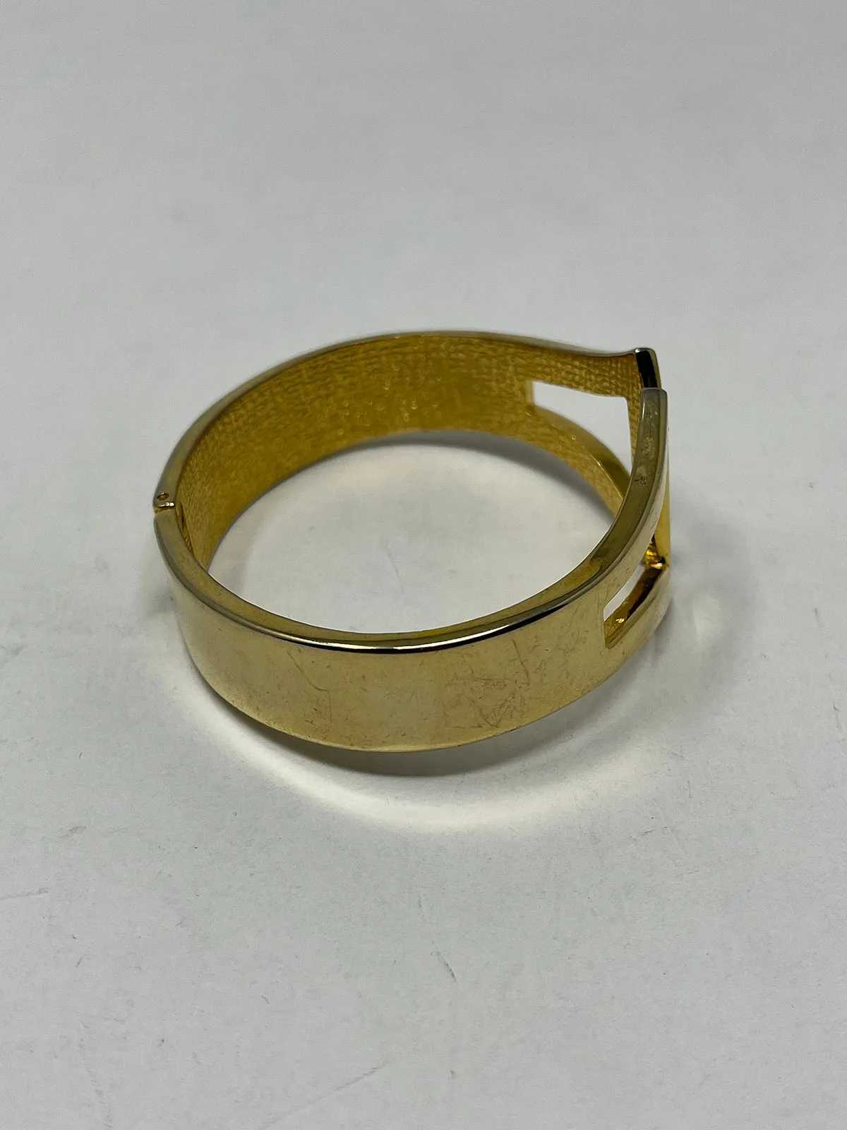Vintage Gold Triangle Hinge Bracelet