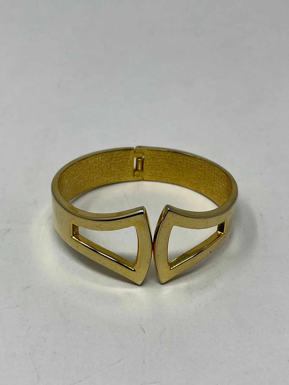 Vintage Gold Triangle Hinge Bracelet