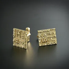 Vintage gold/silver cufflinks