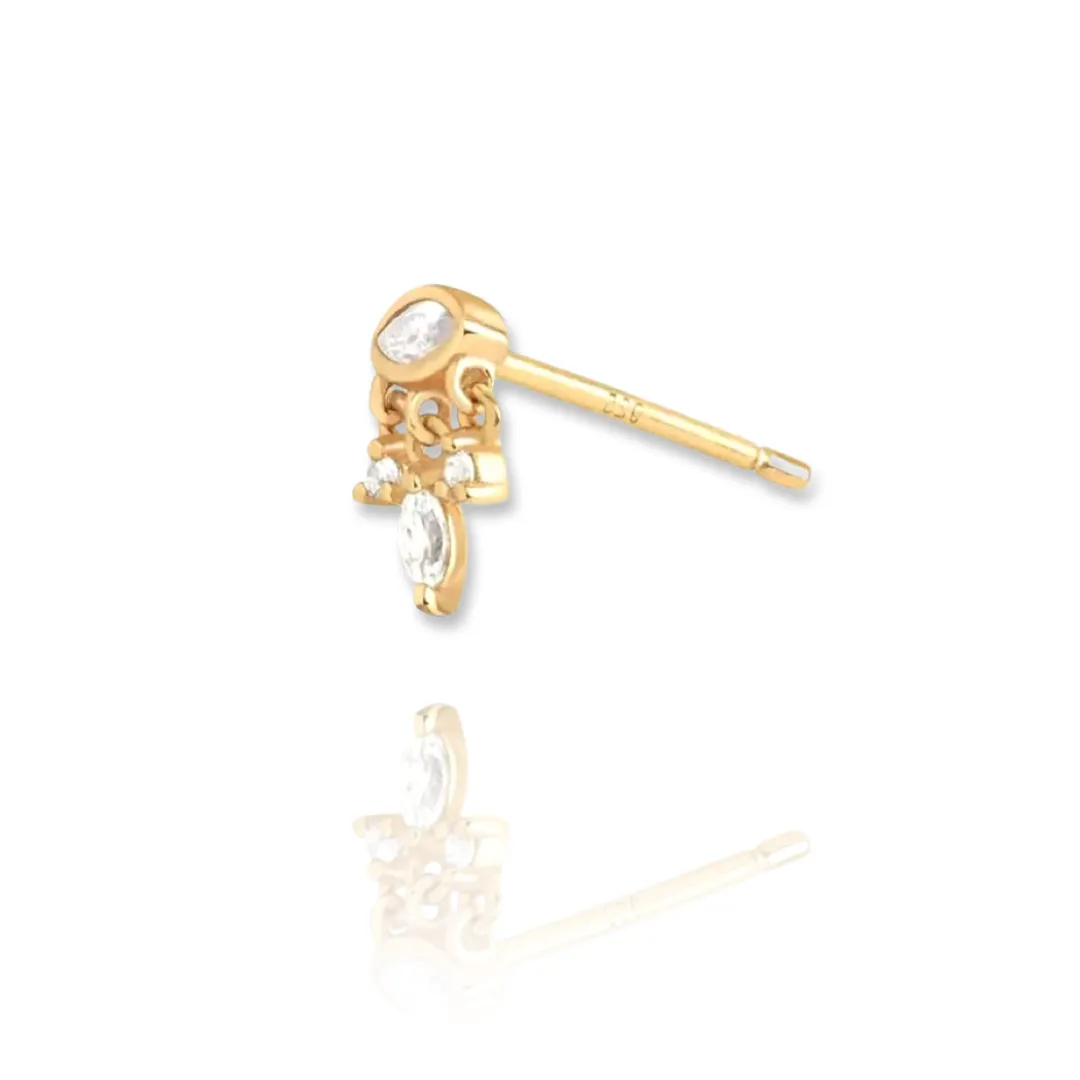 Waterfall Eye Stud Earring