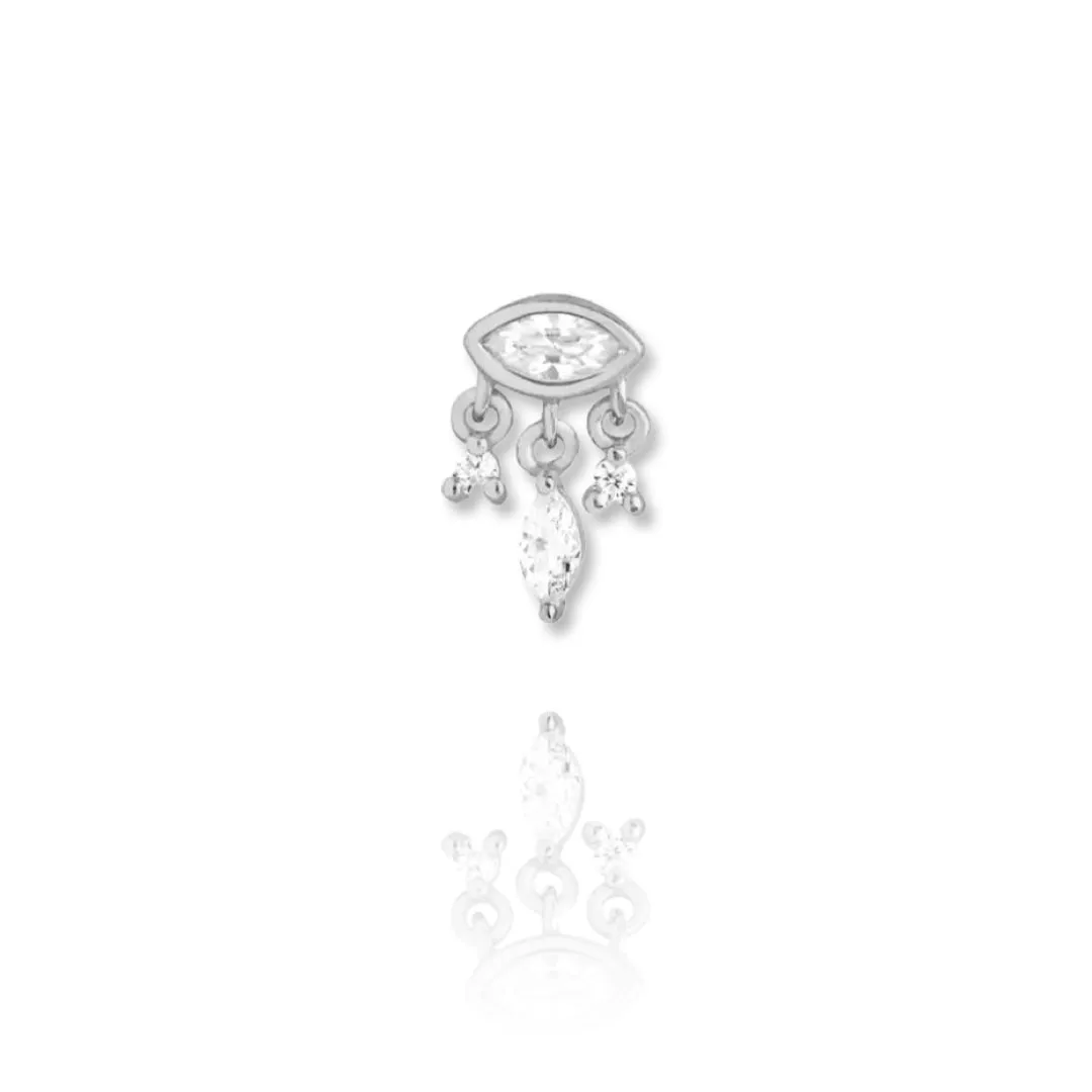 Waterfall Eye Stud Earring