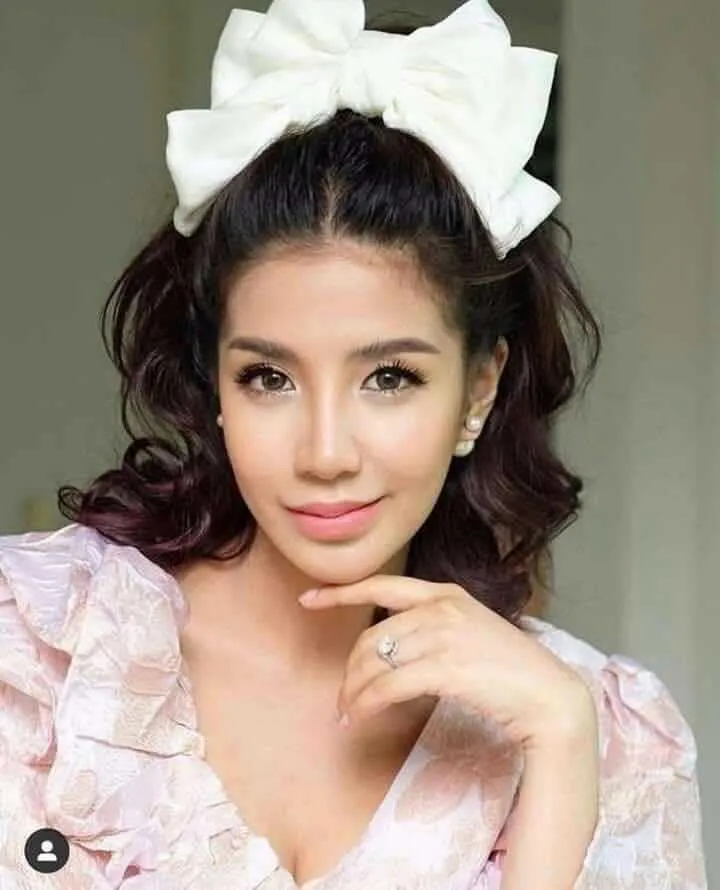 Women's Hair Ring Three-Layer Bow Barrettes Spring Clip