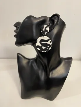 “ZigZag” Round Statement Earrings